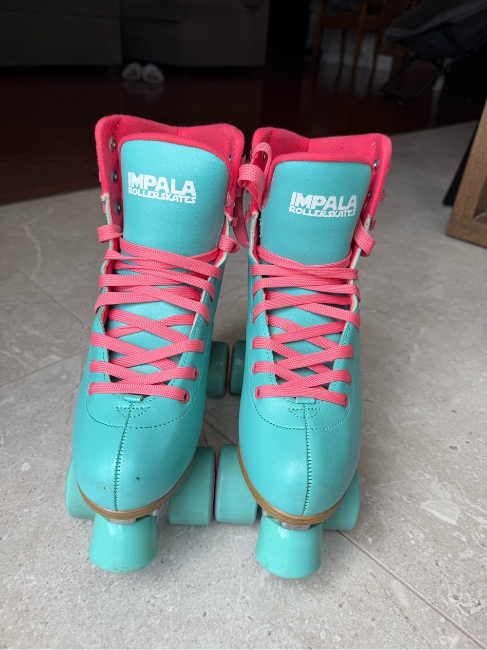 Impala Women’s Turquoise and Pink Classic Roller Skates